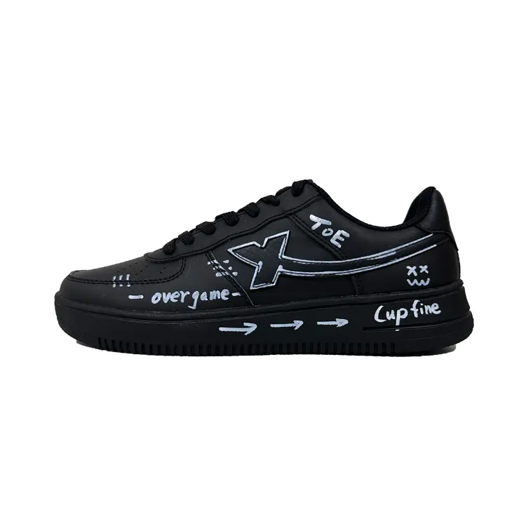 

Кроссовки Air Force One для скейтбординга, мужские, низкие XTEP, Black White