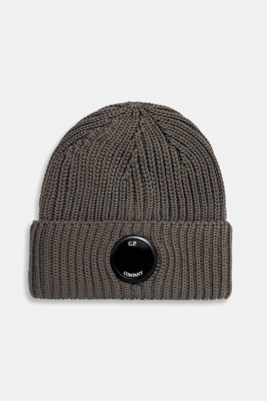 

Шерстяная шапка C.P. Company, коричневый