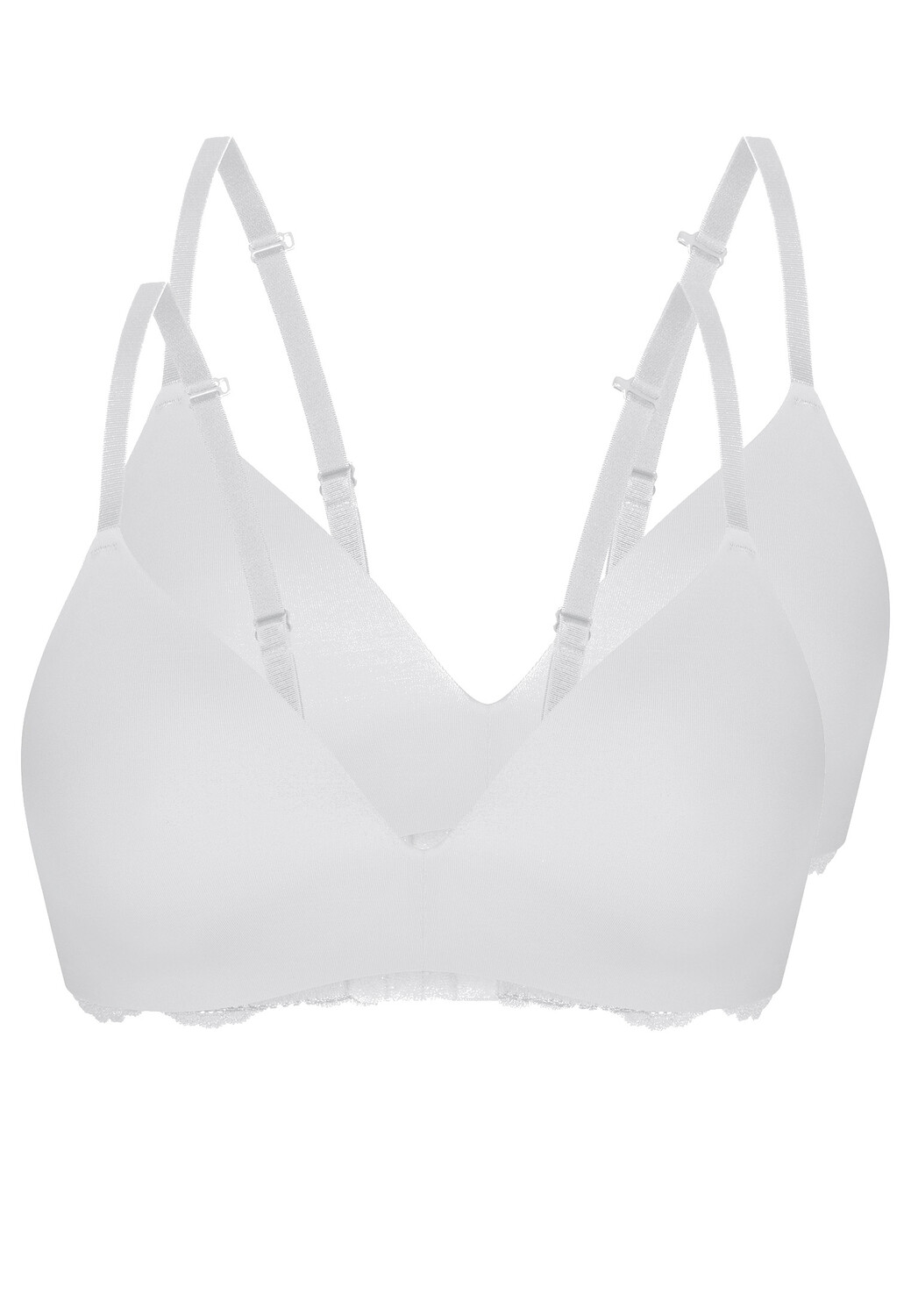 

Бюстгальтер без косточек Sassa Soft BH 2er Pack, белый