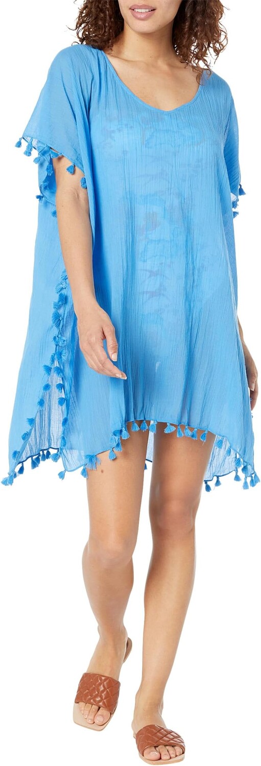 

Накидка Amnesia Kaftan Cover-Up Seafolly, цвет Azure