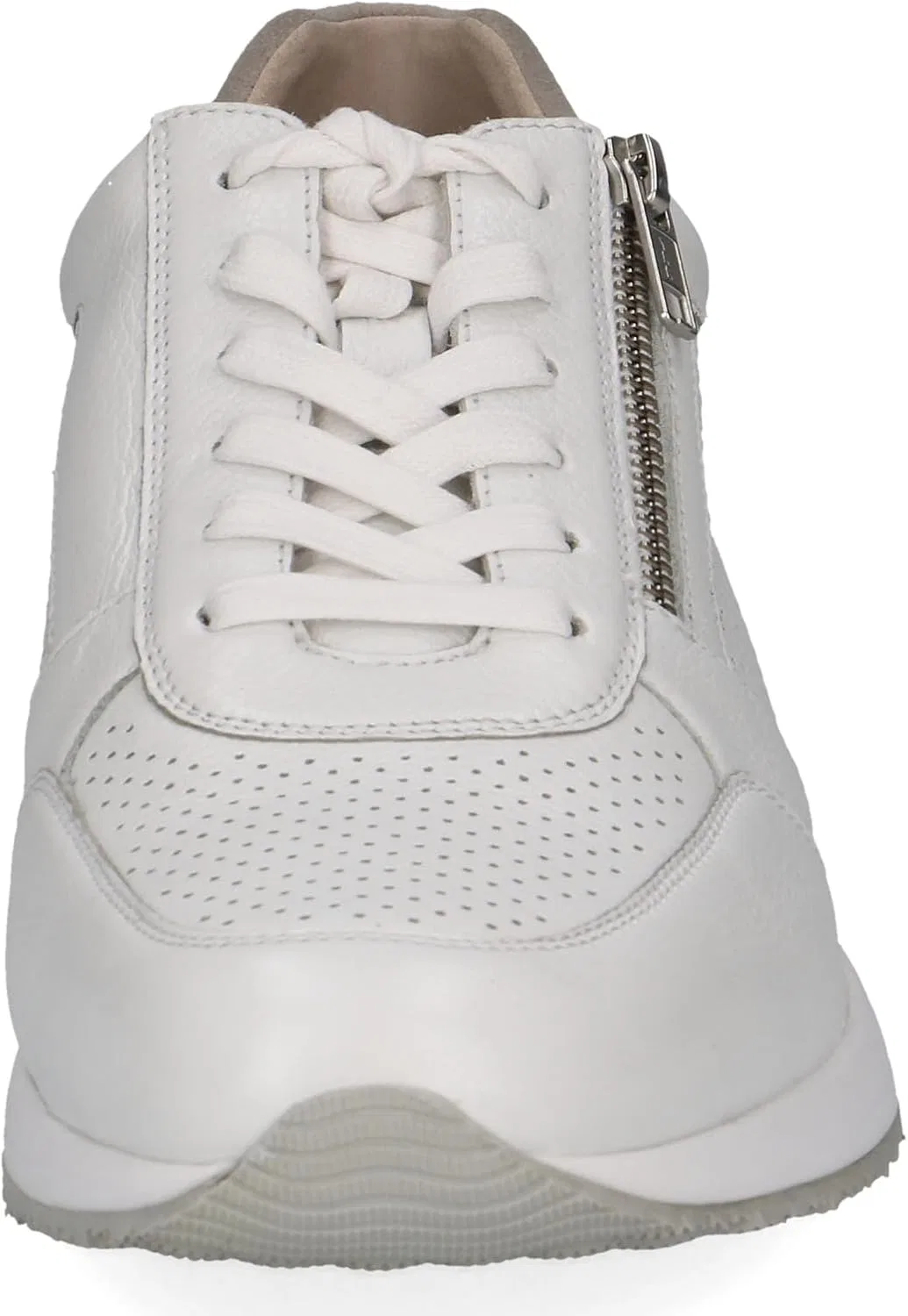 Кроссовки CAPRICE Herren Schnürschuhe aus Leder Sportlich, White Comb — фото 3