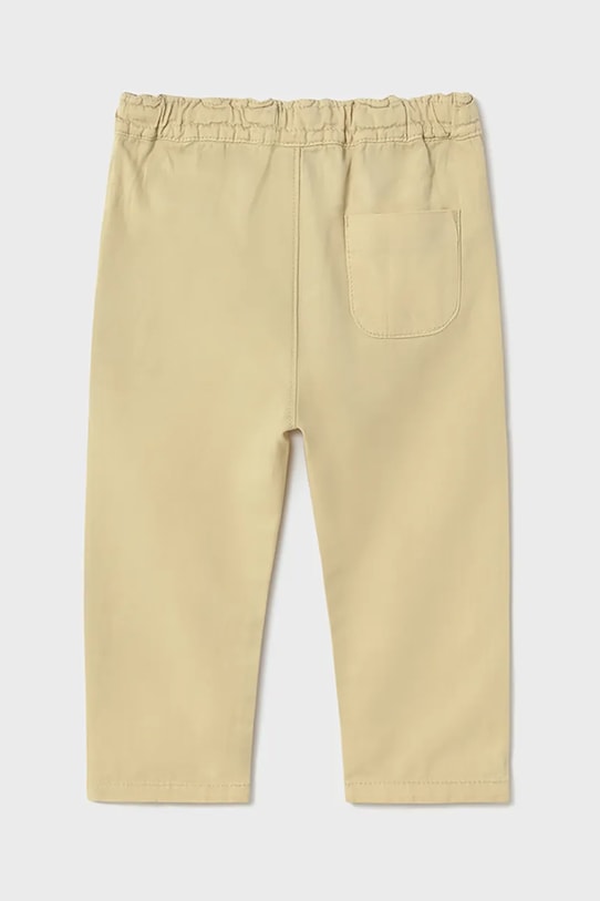 Детские брюки relaxed fit с добавлением льна Mayoral, зеленый — фото 2