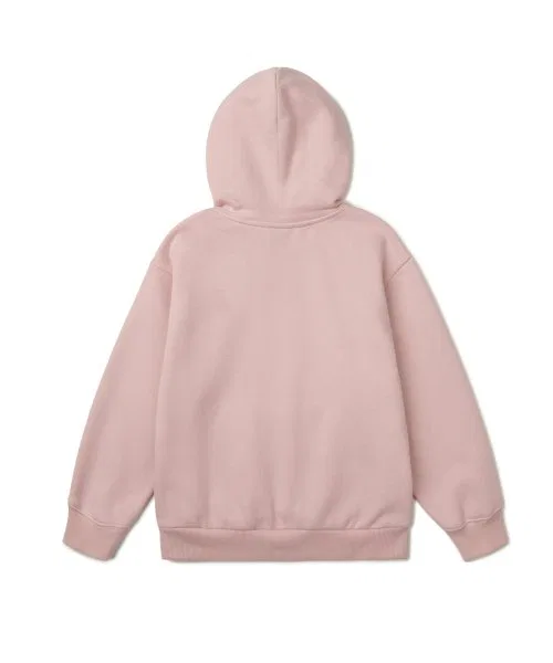 Детская худи-куртка на молнии MUSINSA STANDARD KIDS, индийский розовый — фото 3