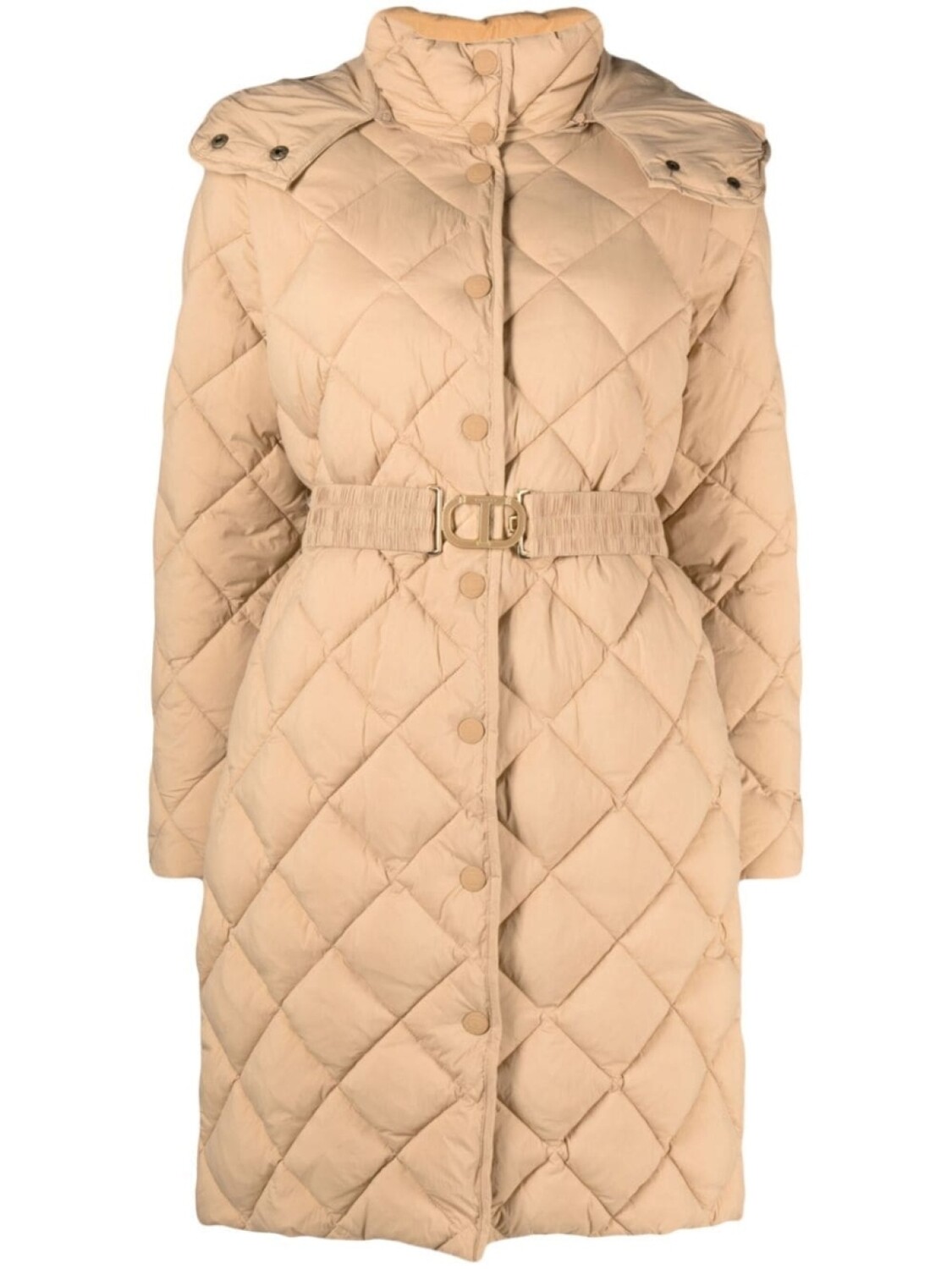 

TWINSET стеганое пальто, коричневый