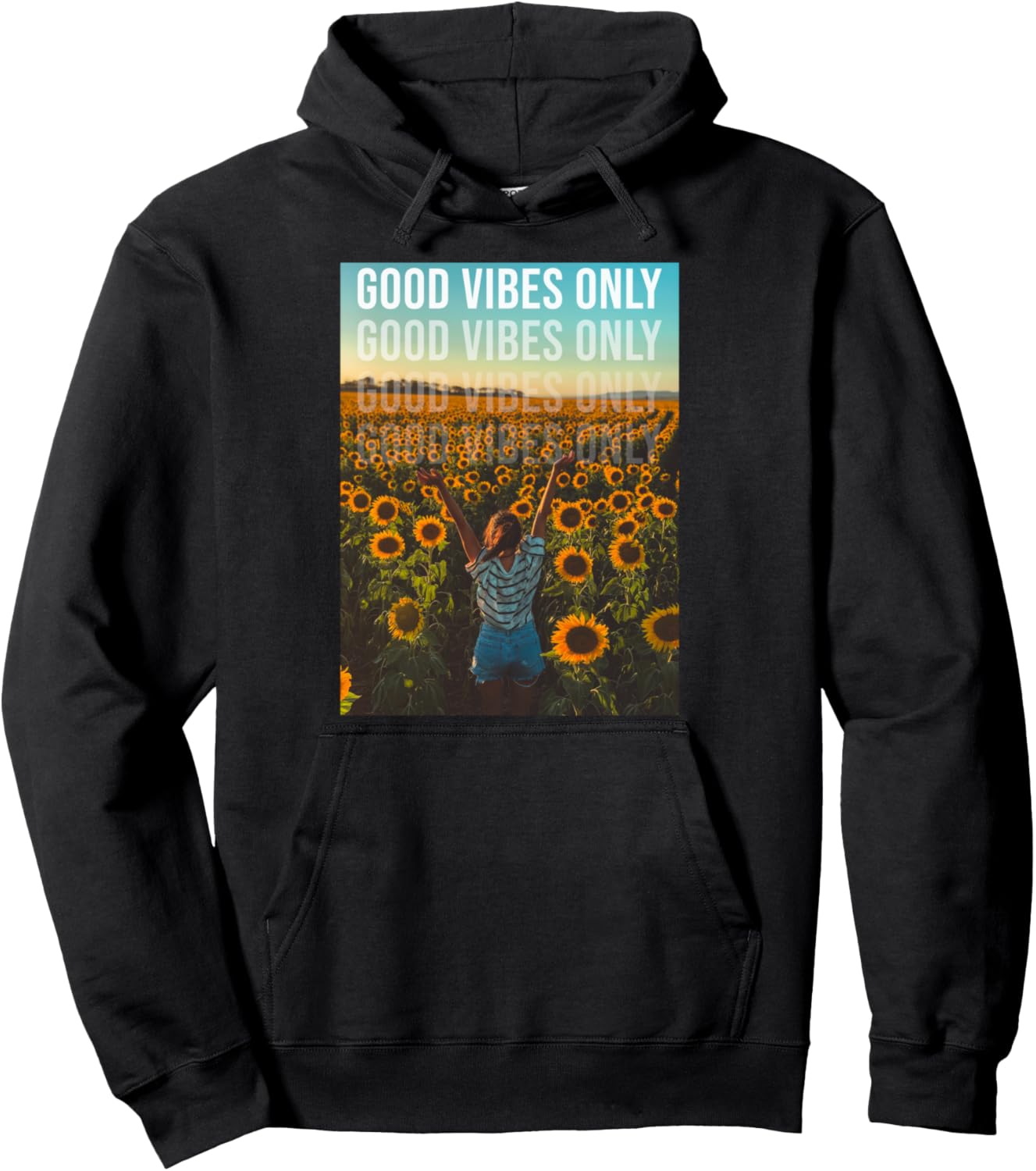 

Худи «Только позитивные эмоции, только хорошее настроение», черное Good Vibes Only Apparels, Черный, Худи «Только позитивные эмоции, только хорошее настроение», черное Good Vibes Only Apparels