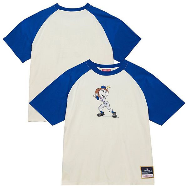 

Женская футболка-реглан New York Mets кремового цвета Mitchell & Ness, Бежевый, Женская футболка-реглан New York Mets кремового цвета Mitchell & Ness