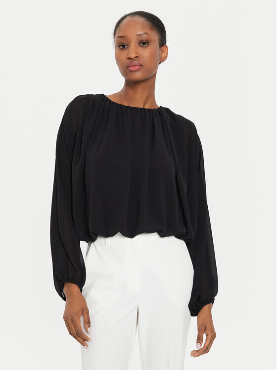 

Блузка стандартного кроя Kontatto, черный