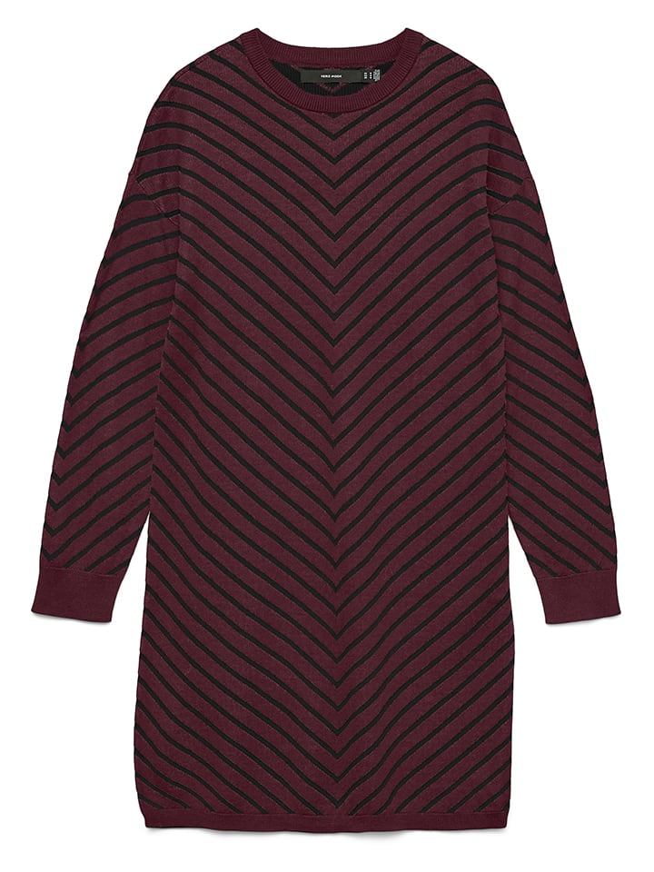 

Vero Moda Платье баклажанового/черного цвета
