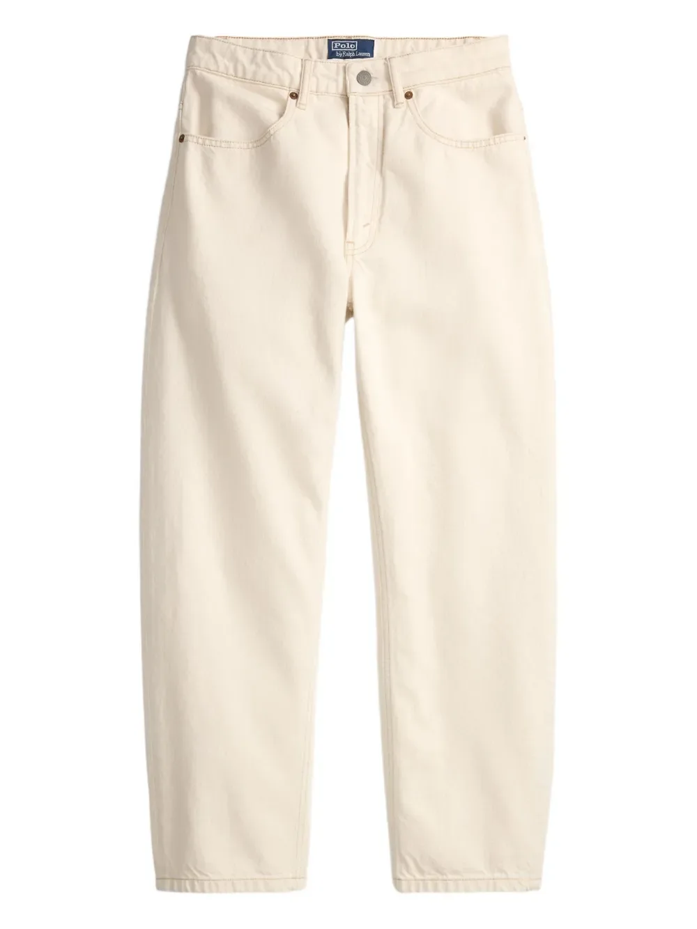 Хлопковые джинсы POLO RALPH LAUREN, бежевый