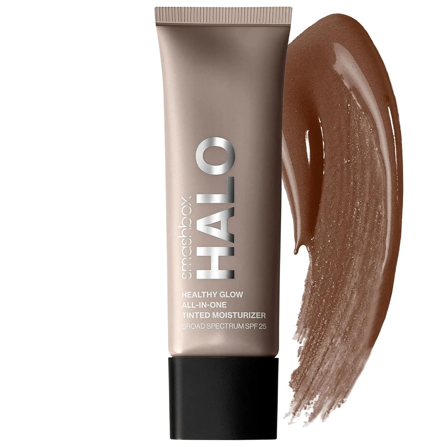 Увлажняющий тонирующий крем Smashbox Halo Healthy Glow All-In-One с SPF 25 | Увлажняющий, стойкий тонирующий крем с SPF | Гиалуроновая кислота, 16-Deep Rich Neutral (with neutral undertone)