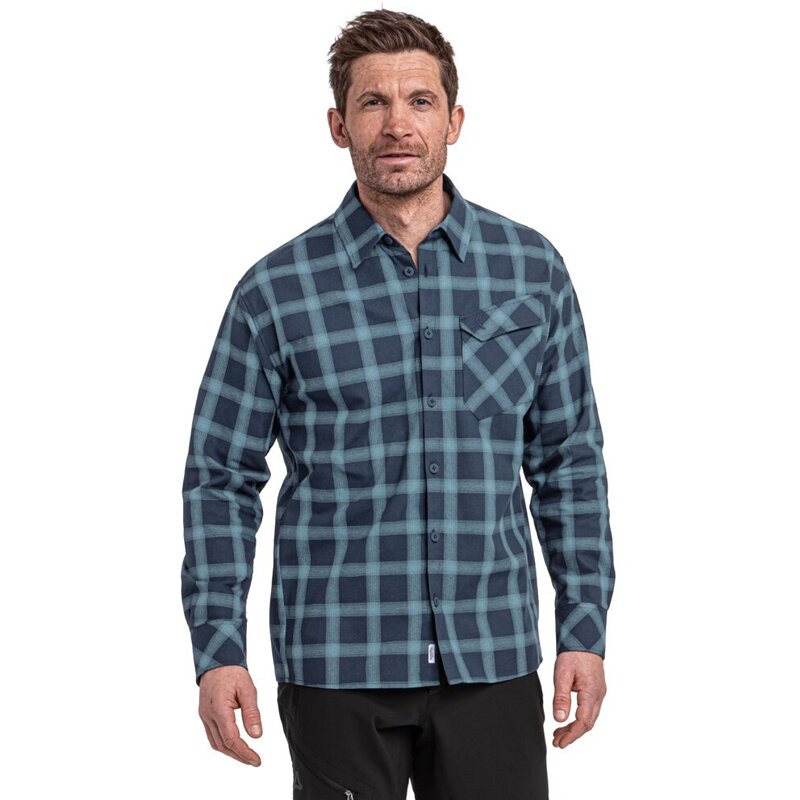 

Рубашка в стиле тополя mns Schöffel, синий