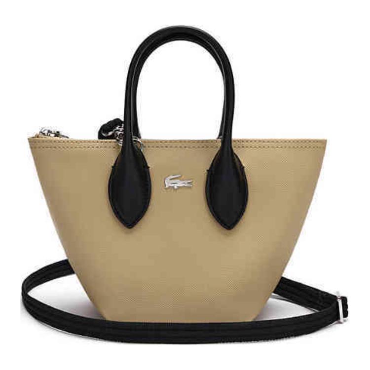 

LACOSTE Сумка-шоппер из ПВХ, Apricot & Black