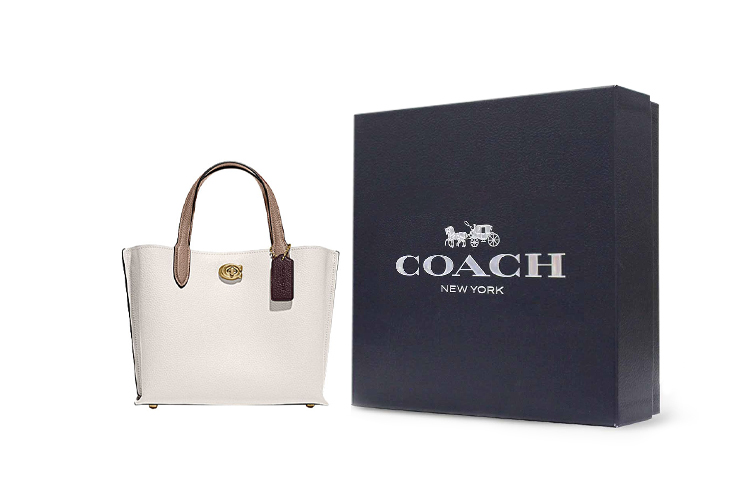 

COACH Сумка тоут из галечной кожи