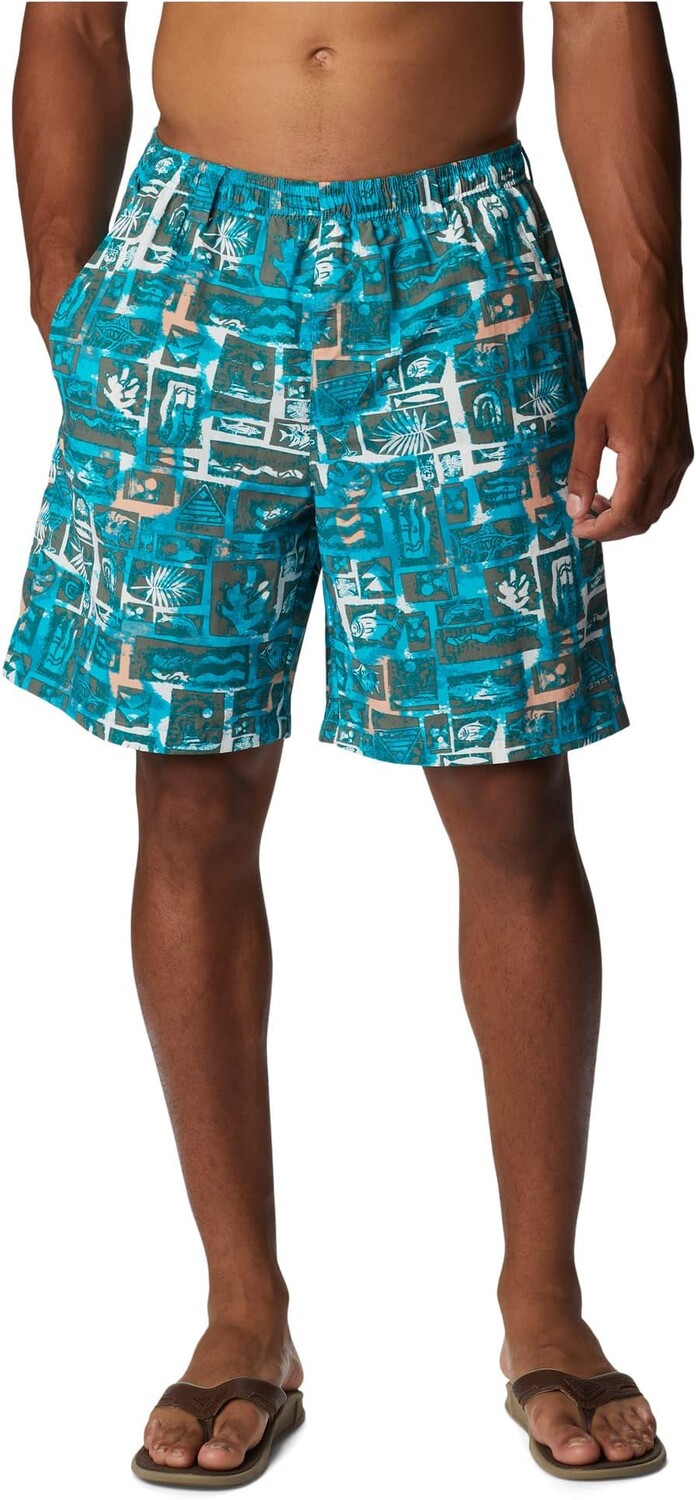 

Пляжные шорты Columbia Super Backcast Water Shorts, цвет Ocean Teal Punked Fish