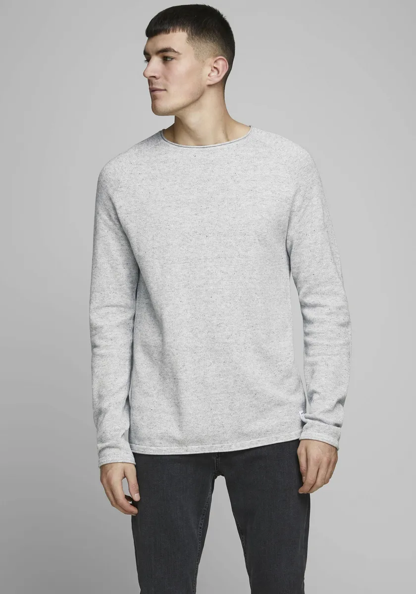 

Свитер с круглым вырезом Jack & Jones "HILL KNIT", серый