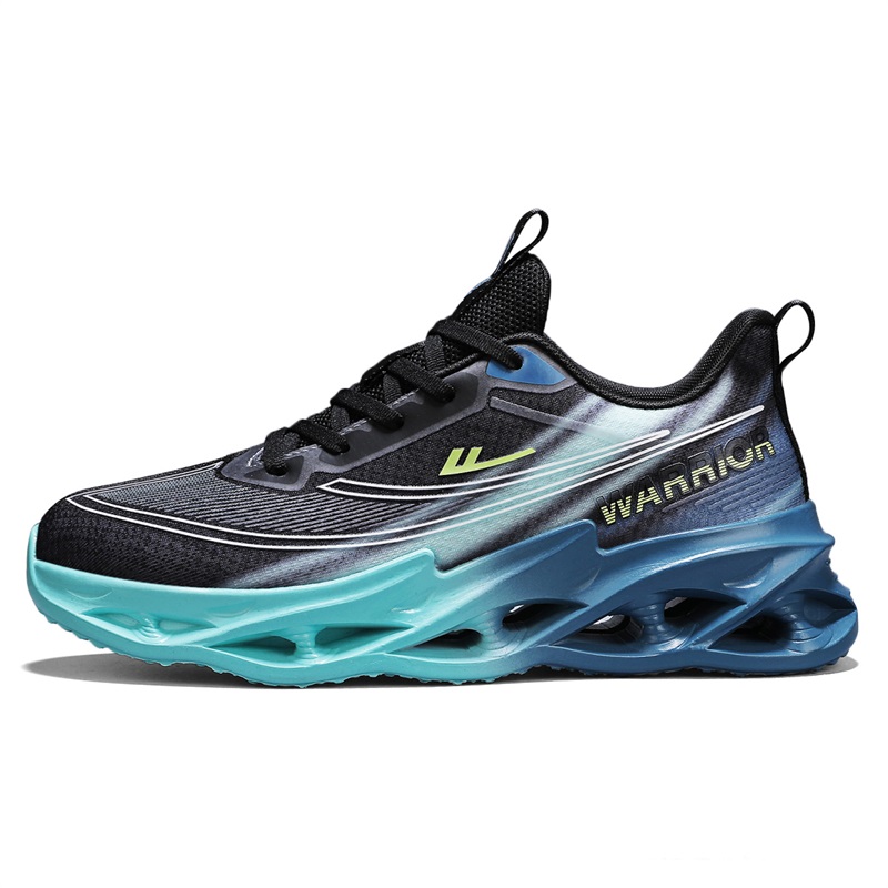

WARRIOR Легкие повседневные кроссовки с низким верхом Cushioning Balance, мужские, черные, синие, зеленые