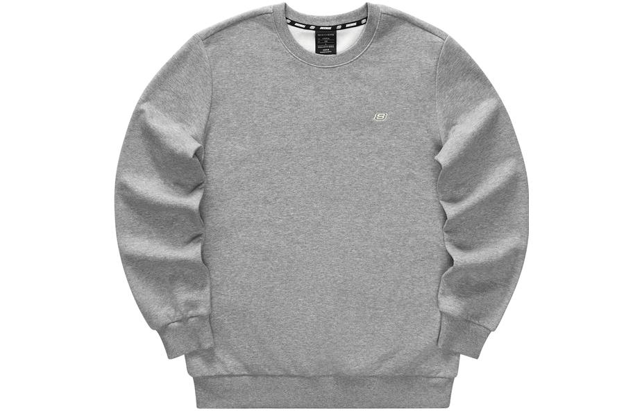

Яркий свитшот унисекс Medium Heather Gray Skechers, Medium Heather Gray/004F