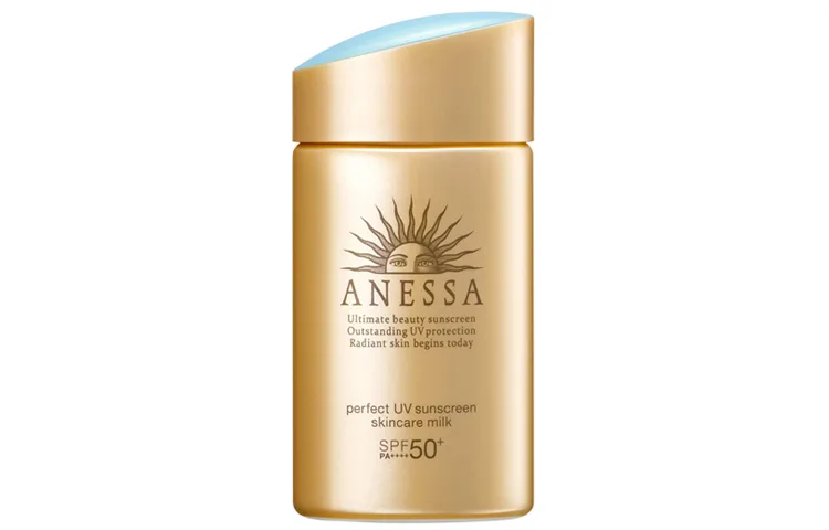 ANESSA Крем для лица с солнцезащитным фильтром Little Golden Bottle Golden Brilliance Extra Care, 60ml*5 — фото 3