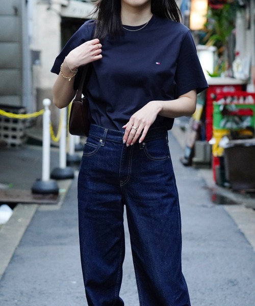 

Футболка Tommy Hilfiger с коротким рукавом свободного кроя, объемного силуэта, темно-синяя, Синий, Футболка Tommy Hilfiger с коротким рукавом свободного кроя, объемного силуэта, темно-синяя