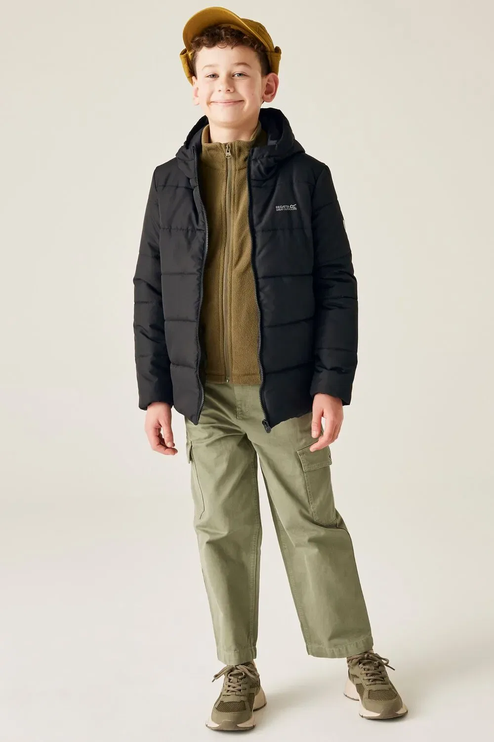Детская куртка Thermoguard Insulated Padded Jacket Regatta, черный — фото 3