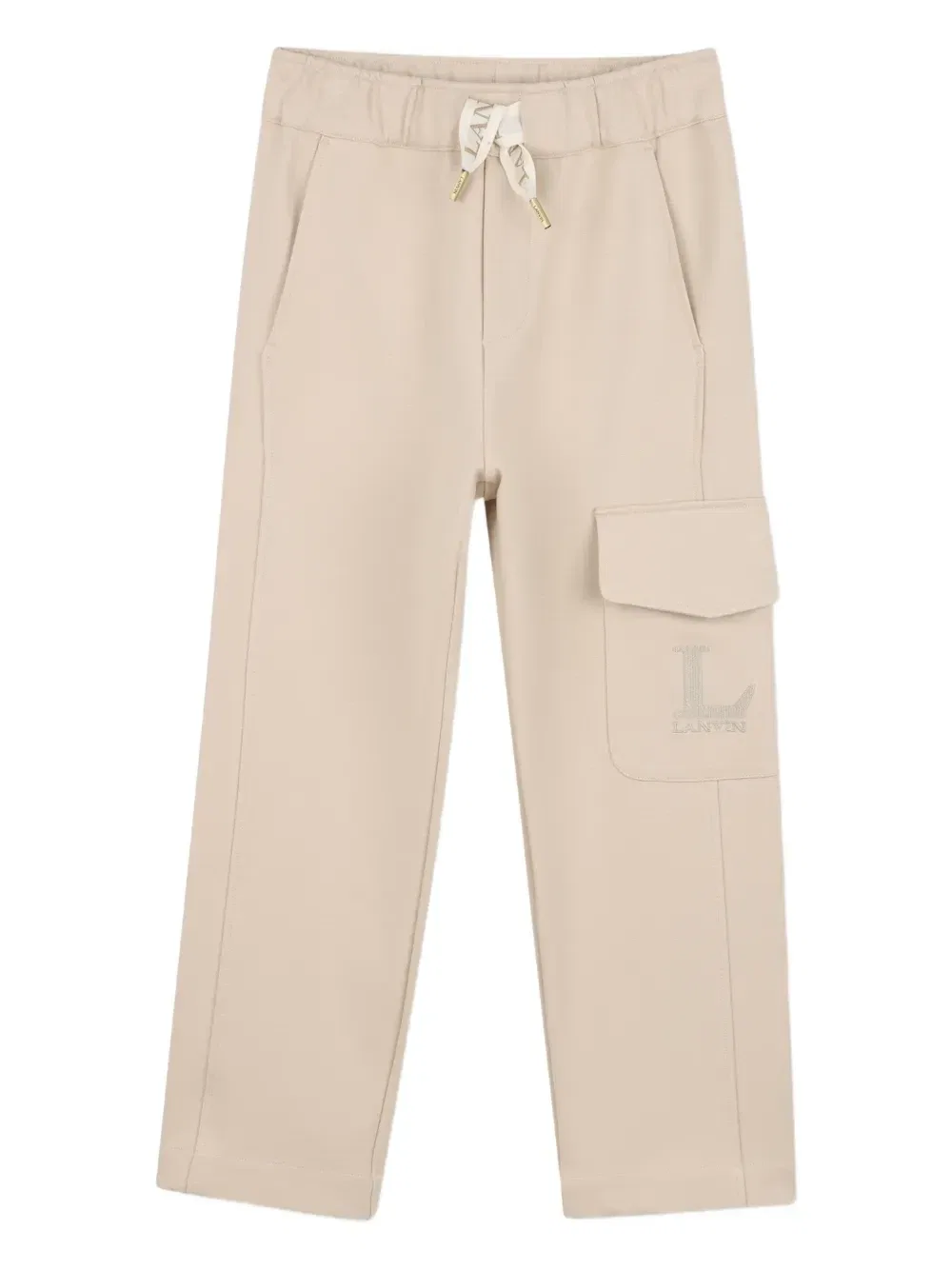 Брюки карго Lanvin Enfant, бежевый