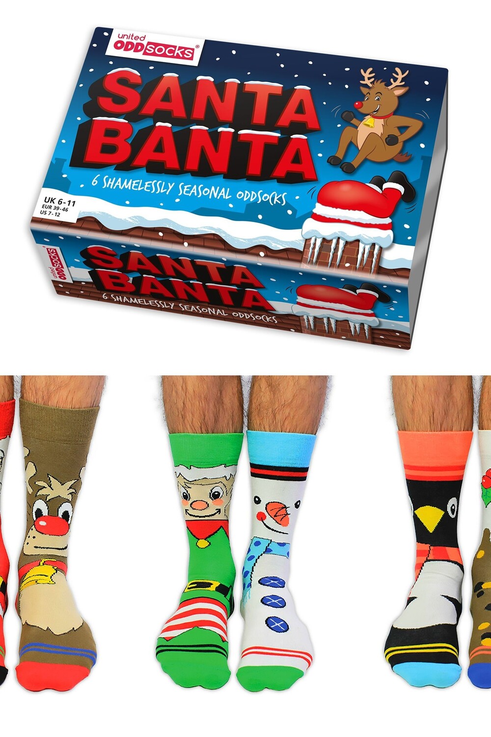 

Носки Санта-банта United Odd Socks, мультиколор