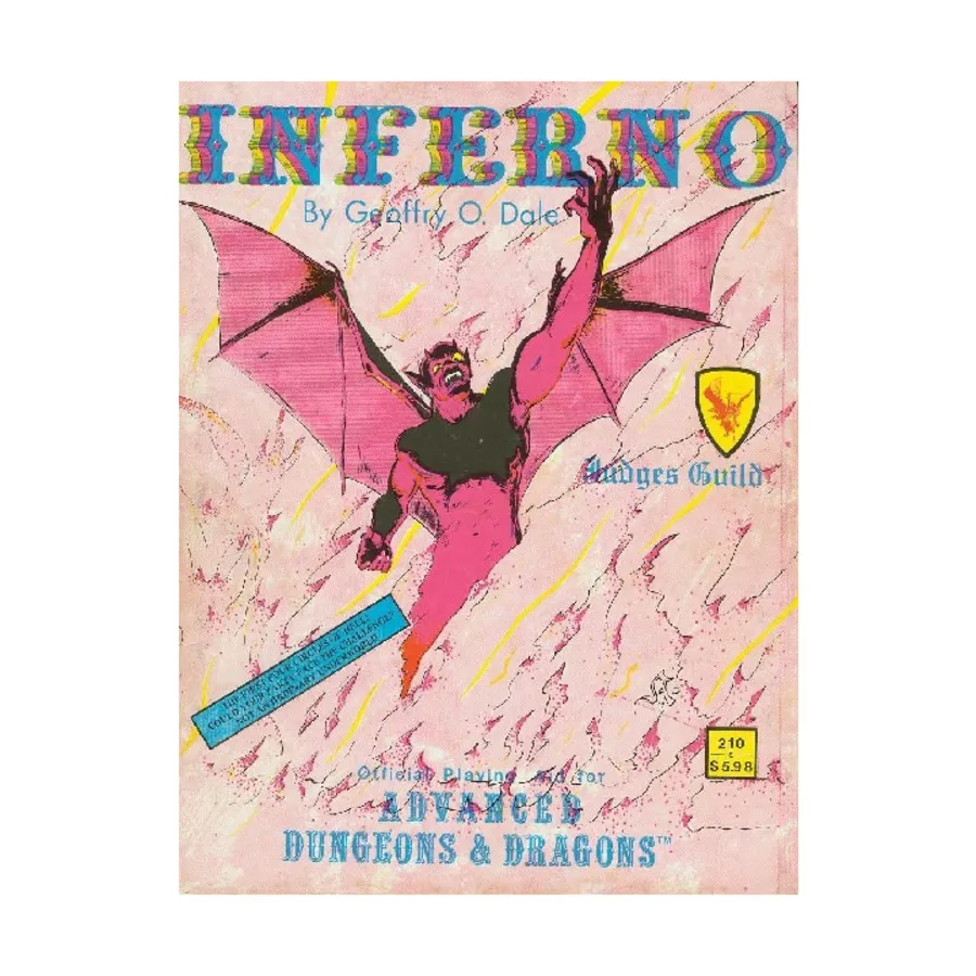 

Модуль Inferno (1st Printing), Dungeons & Dragons Fantasy Modules (G - M) (Judges Guild)