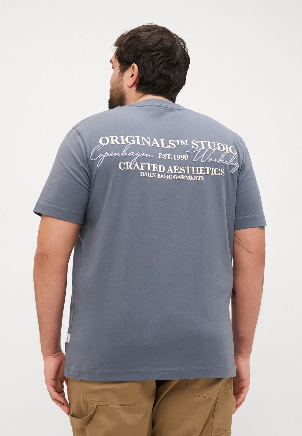 

Футболка с принтом JORISLINGTON TYPE TEE CREW NECK Jack & Jones, темно-серый