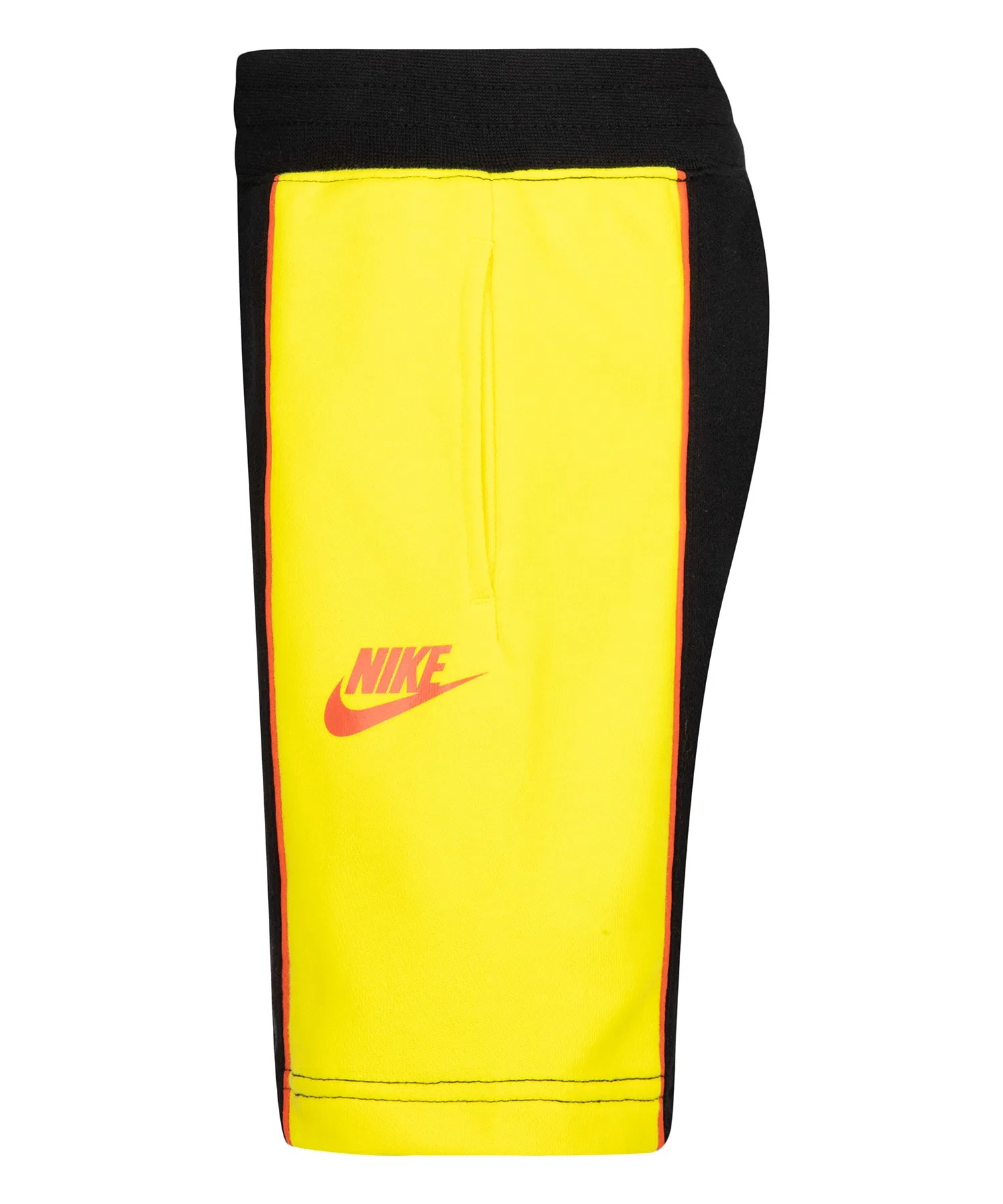 Детские шорты Nike BE REAL FT с логотипом чёрные — фото 3