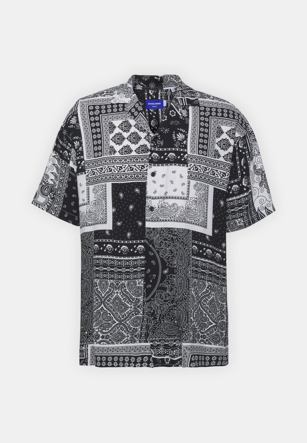 

Рубашка Jorluke Paisley Resort Smu Jack & Jones, ярко-белая