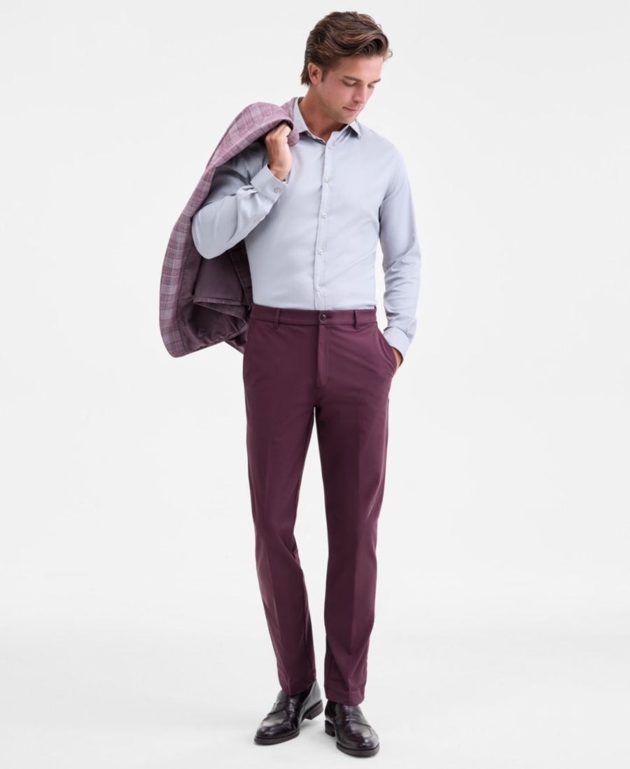 

Мужские классические брюки для осеннего сезона Michael Kors, Berry