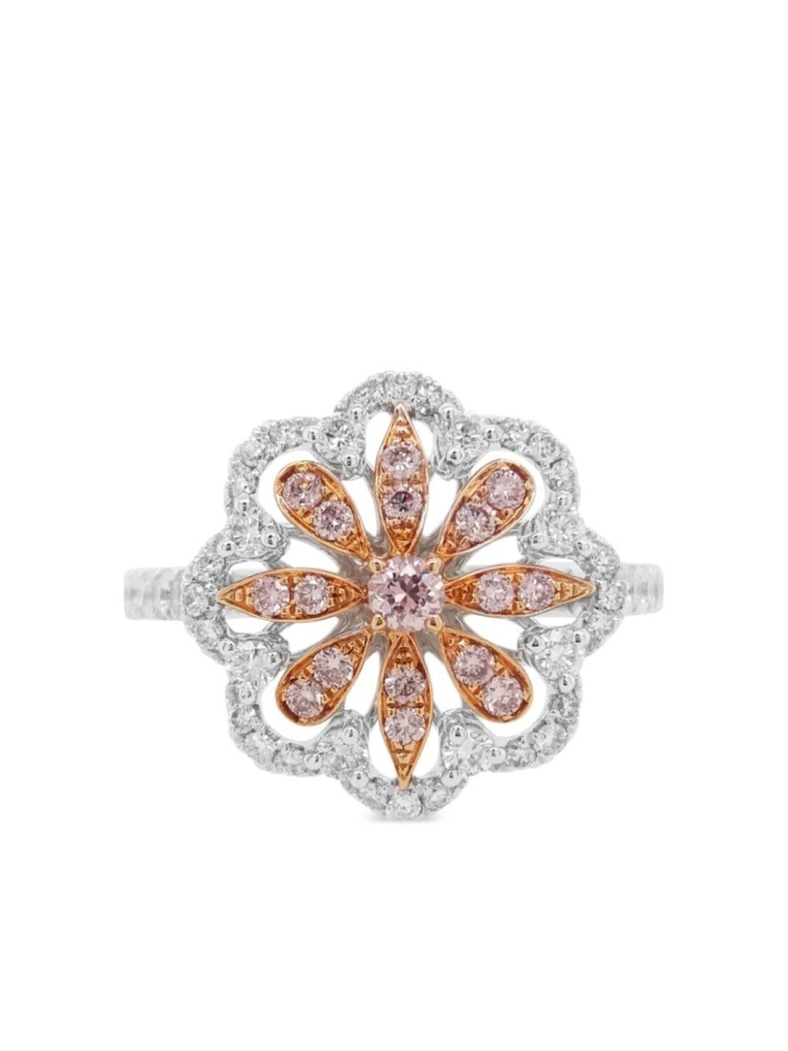 

Кольцо с бриллиантом из 18-каратного золота HYT Jewelry, серебряный