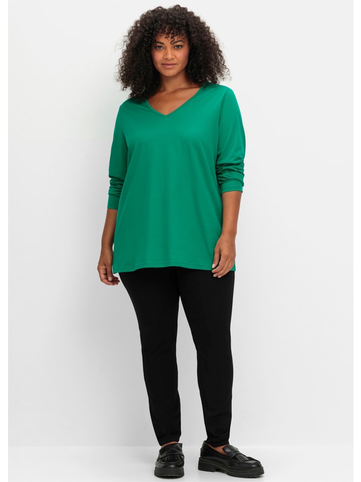 

Футболка sheego, зеленый