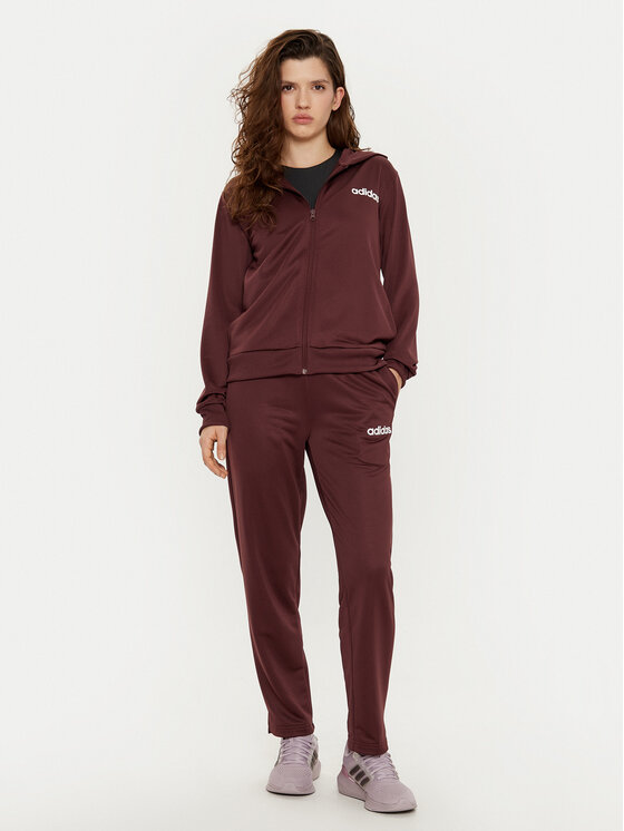 

Облегающий спортивный костюм Essentials Linear JD2698 Adidas, красный