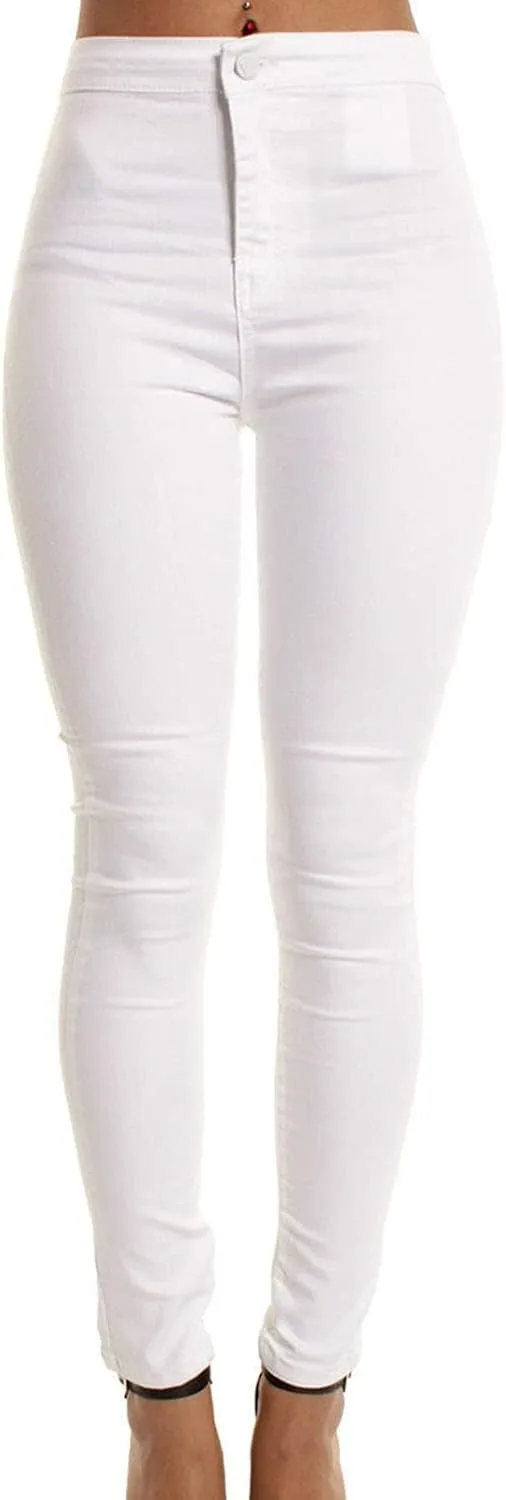 

Женские джинсы-легинсы JEKE-DG с карманами, высокая посадка