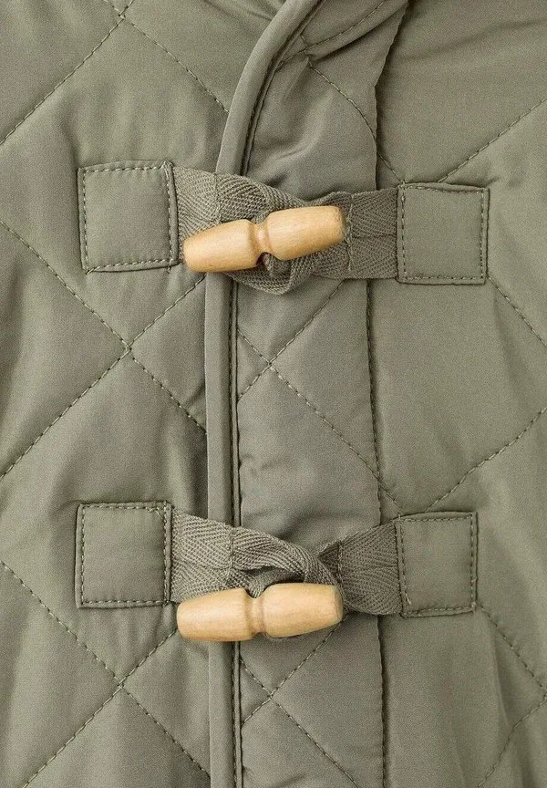 Детская зимняя куртка Mango Kids, Khaki — фото 4
