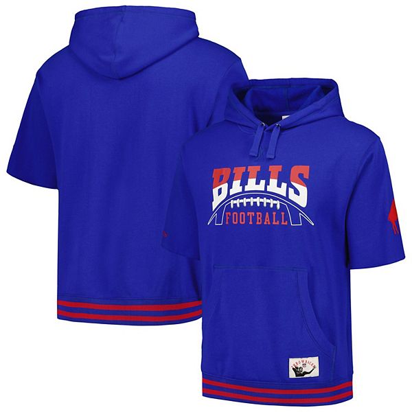 

Мужская толстовка с капюшоном Royal Buffalo Bills для предматчевой подготовки Mitchell & Ness