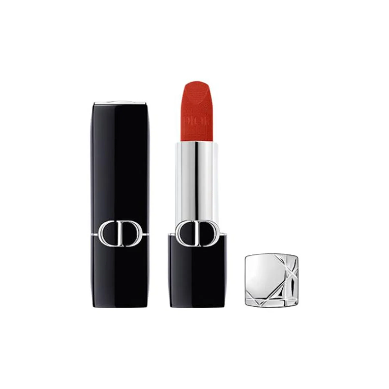 DIOR Vivid Blue Gold Sample: легкая в растушевке бархатная матовая пудра с натуральным финишем, увлажняющая, стойкая, без переноса, #777 Velvet-New Version