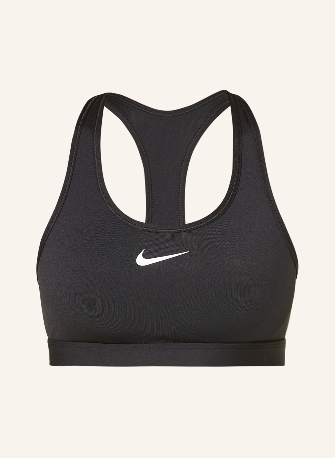 

Спортивный бюстгальтер с галочкой Nike, черный