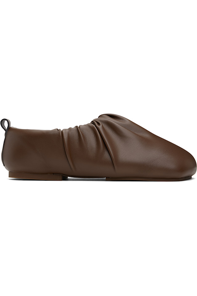 

Морщинистые лоферы Yume Yume, цвет marron