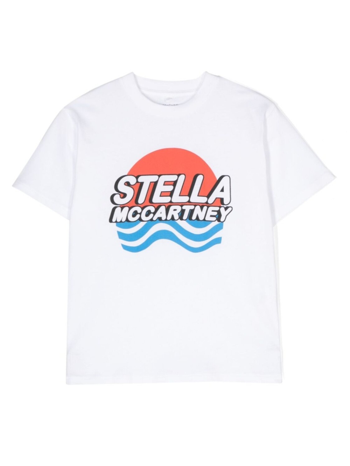 

Stella McCartney Kids футболка с логотипом, белый