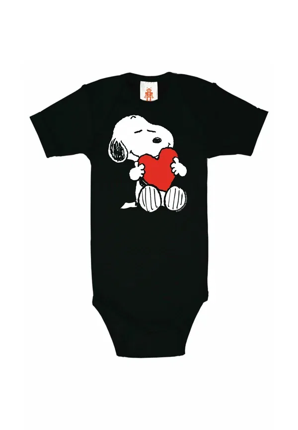 Боди Baby body snoopy heart body Logoshirt, черный