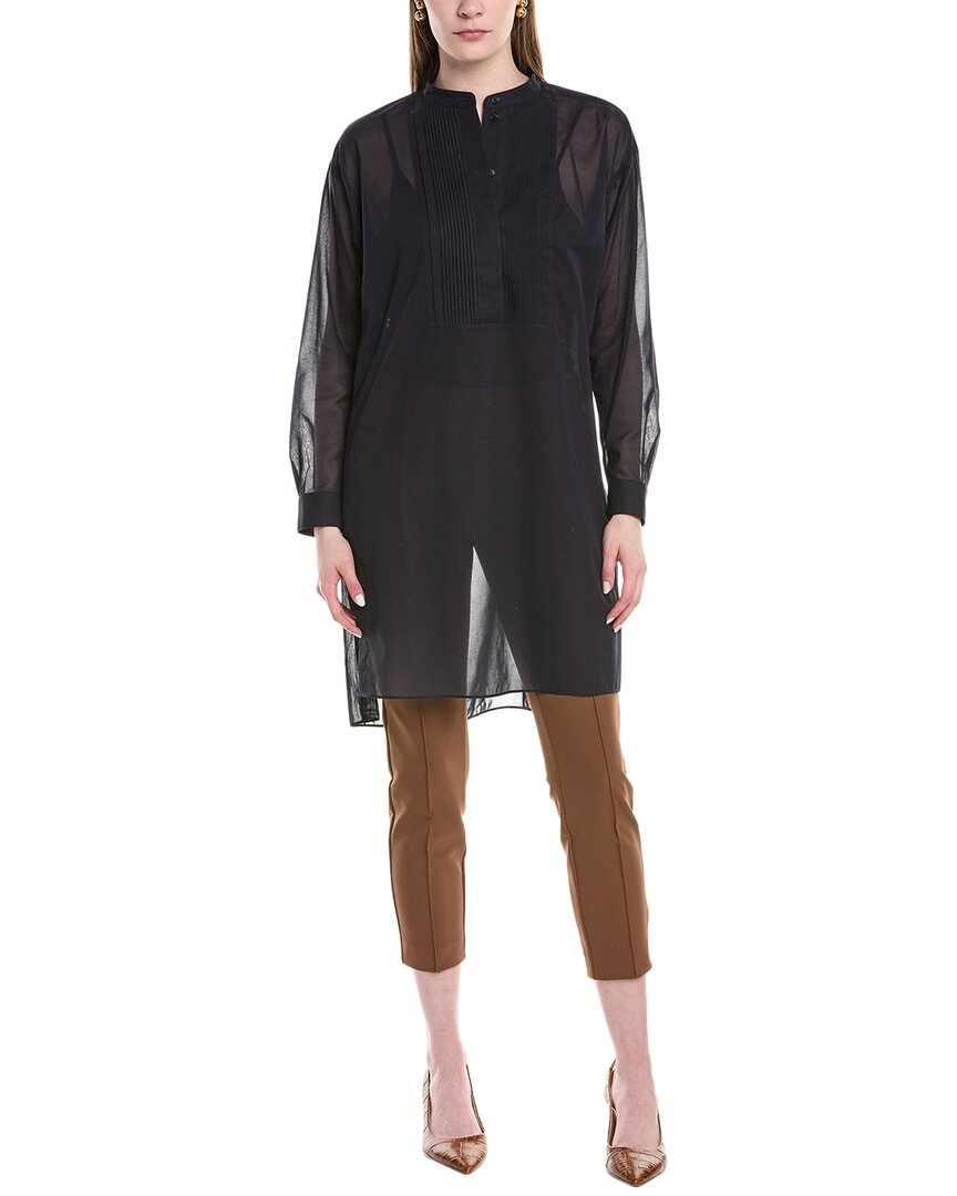 

Lafayette 148 New York Туника с отложным воротником, Ink