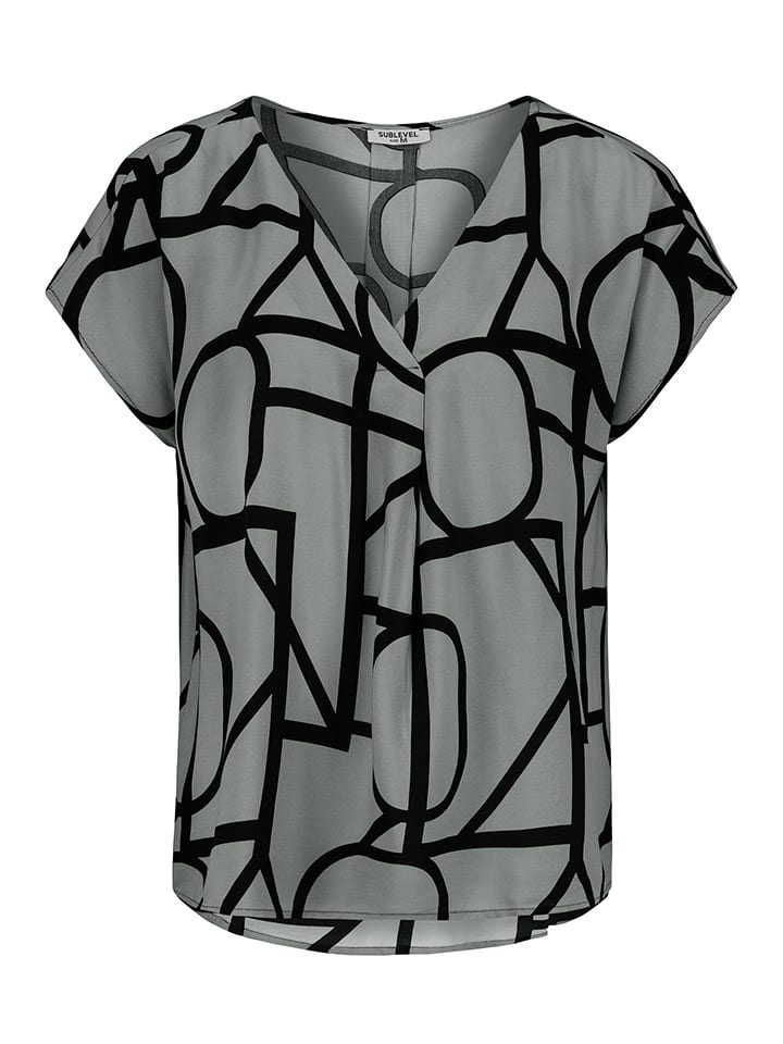 

Блузка Sublevel, серый/черный
