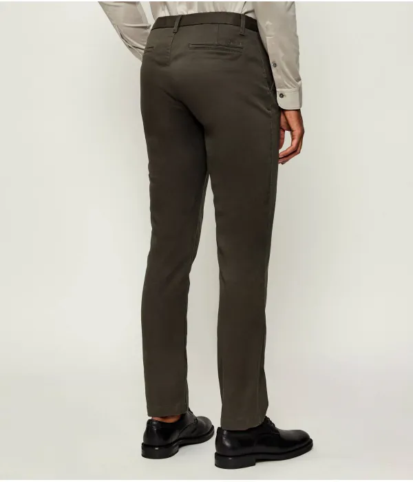 Брюки чинос Slim fit Calvin Klein, зеленый — фото 4