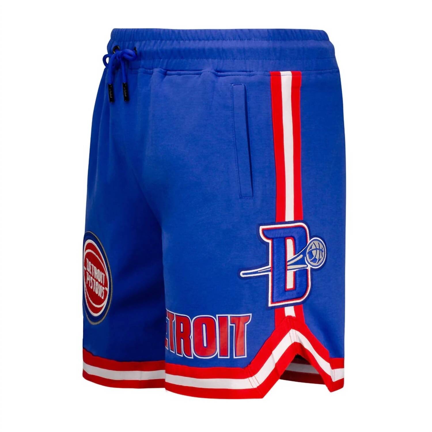 

Мужские синельные шорты Detroit Pistons королевского синего цвета PRO STANDARD