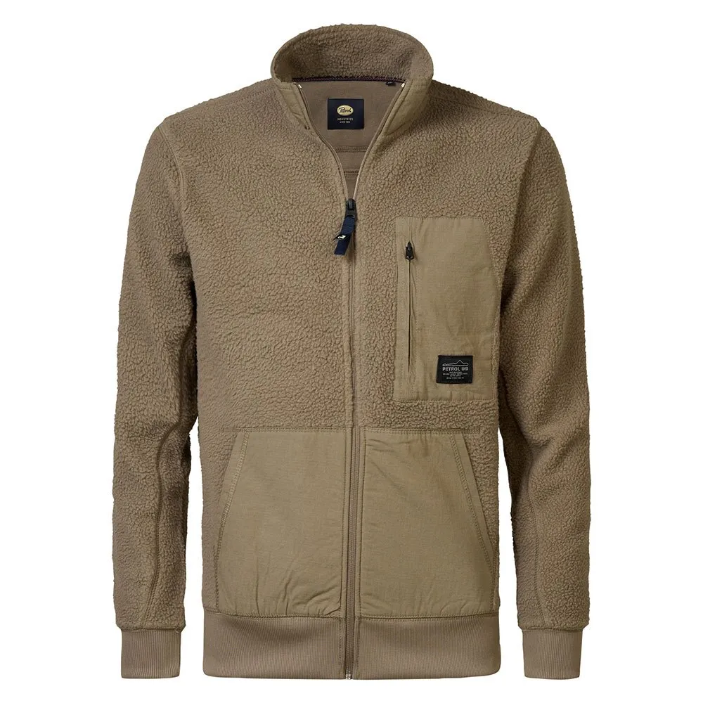 

Толстовка Petrol Industries M-3040-SWC335 half zip, бежевый