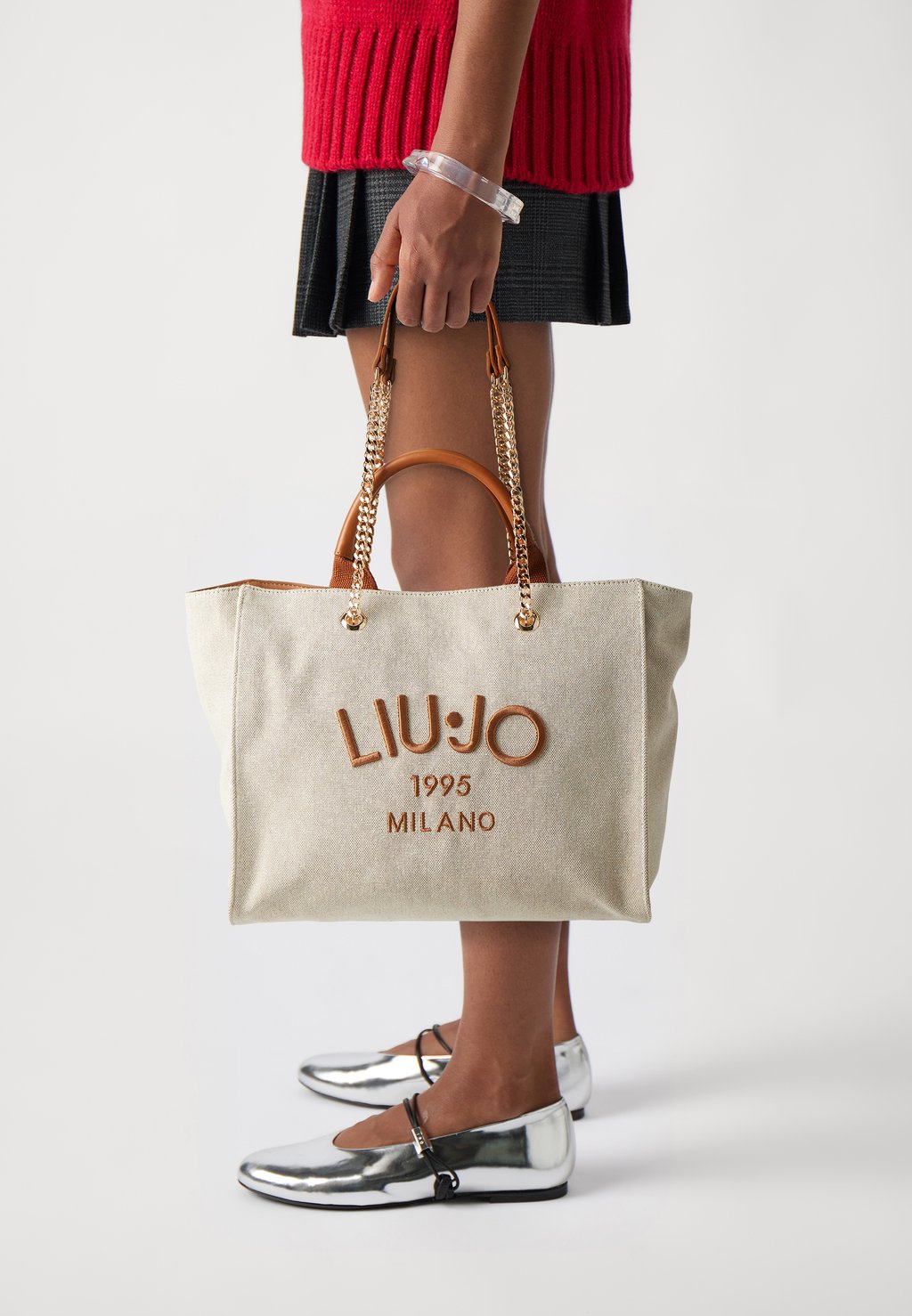 

Сумка-тоут TOTE LIU JO, коричневый
