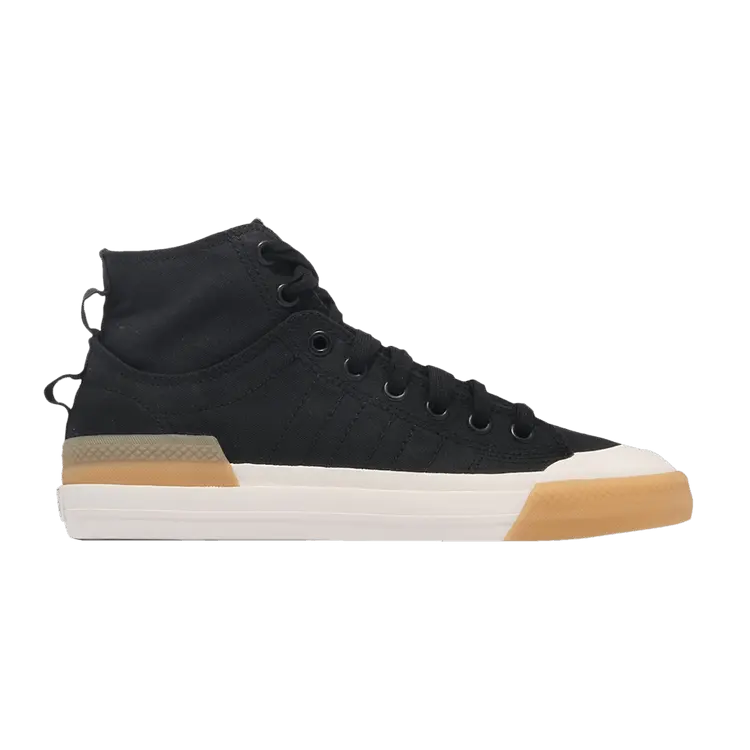 

Кроссовки adidas Nizza High DL 'Black White', черный