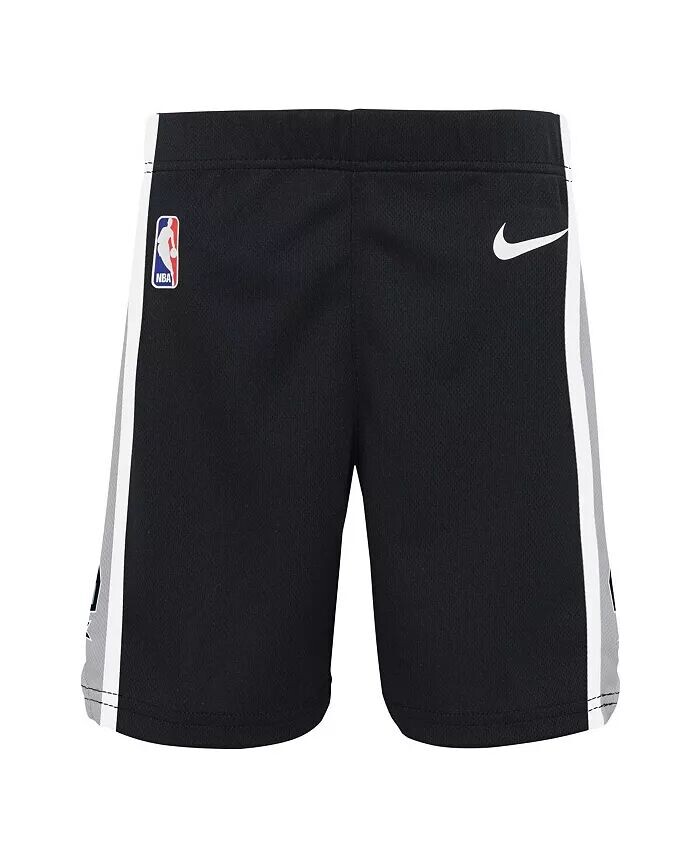 

Черные шорты San Antonio Spurs для дошкольников с копией значка Nike, черный